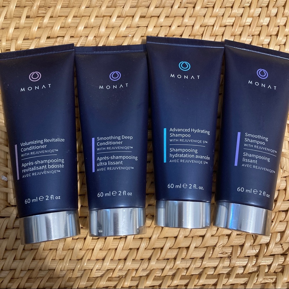 NEW Monat Set of Travel Size Shampoo and Conditioner